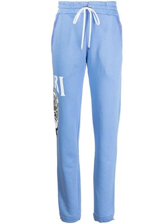 Amiri Pantaloni sportivi con stampa grafica - Blu