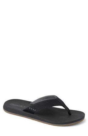 Reef The Nox Flip Flop in Black at Nordstrom, Size 11