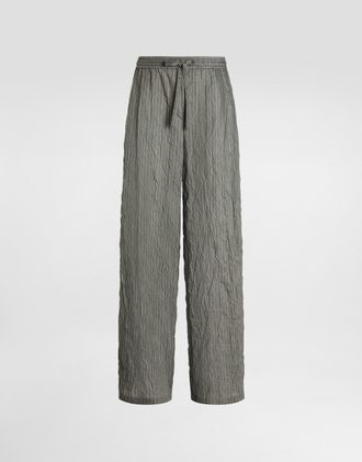 Dolce & Gabbana Linen-blend Vanity Trousers - Man Pants And Shorts Multi-colored 48