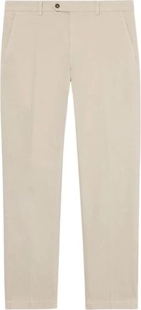 Brooks Brothers Regular Fit Zachte Twill Kirman Chino - Heren - Chinos - Beige - W38 - Katoen - Broeken
