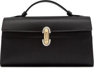 Savette Symmetry Satin Pochette - Black - One Size