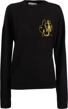 J.W.Anderson Maglione con stampa - Nero