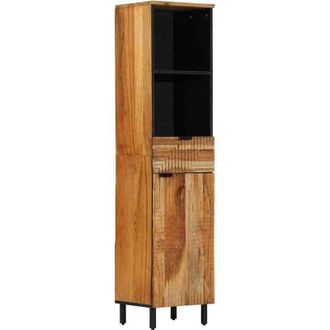 vidaXL Unidades De Tocador De Ba&ntilde;o Acacia Natural Madera De Acacia Maciza Vidaxl
