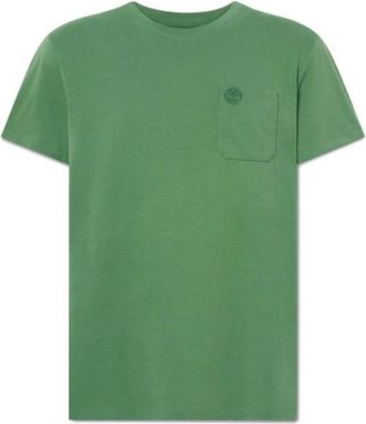 Timberland Dunstan River Chest Pocket Short Sleeve Tee T-Shirt f&uuml;r Herren | gr&uuml;n