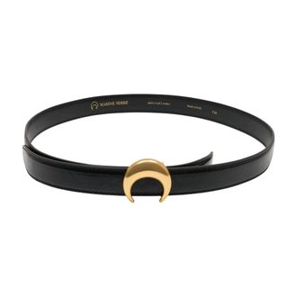 Marine Serre Belts, female, Black, Size: 80 CM Moon Belt