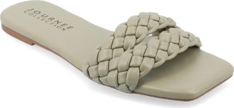 Journee Collection Tru Comfort Sawyerr Sandal in Sage at Nordstrom Rack, Size 6.5