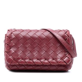 Bottega Veneta Vooraf gebruikte Mini Nappa Intrecciato Crossbody