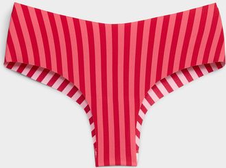 Miiyu Womens Dense laser-cut Brazilian panty Recycled nylon