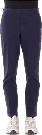 Fay Slim-fit Broek - Heren - Slim Fit Broeken - Blauw - W38 - Katoen - Broeken