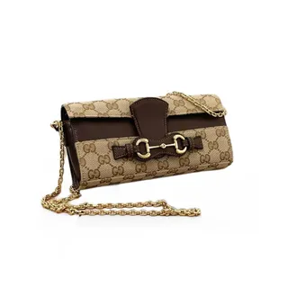 Gucci Horsebit GG Canvas Cross Body Bag