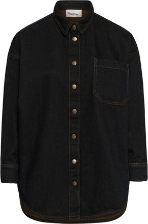MY ESSENTIAL WARDROBE Blouses & Shirts - Dames - Spijkeroverhemden - Blauw - XS - Denim - Overhemden
