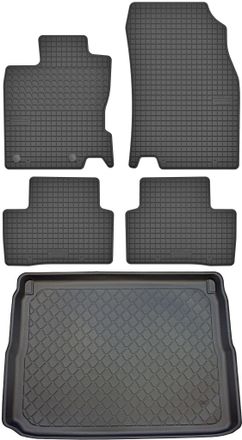OEM Renault Kadjar Suv Desde Junio De 2015. Juego De Alfombrillas De Goma Para Coche Y Alfombrilla Para Maletero