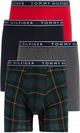 Tommy Hilfiger Pack of Four Boxer Briefs in Ivy at Nordstrom Rack, Size X-Large