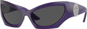 Versace VE4450 541987 Womens Sunglasses Purple Size 60