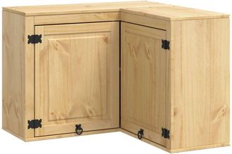 vidaXL Armario Ski Marr&oacute;n Miel 80 X 80 X 60 Cm Madera De Pino Macizo Vidaxl