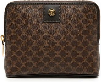 Celine Pre-owned Bags, female, Brown, Size: ONE SIZE Pre-owned Cosmetic Pouch