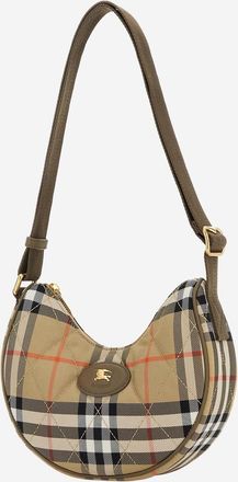 Burberry Womens Shoulder Bag Sand Nylon