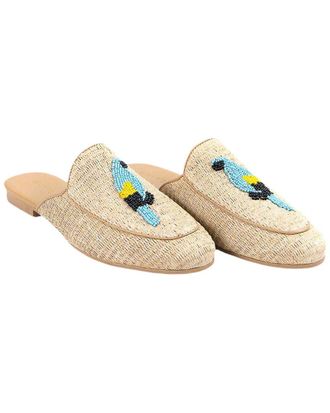 Farm Rio Macaw Artisanal Loafer Mule