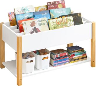 SoBuy Estanter&iacute;a Infantil Multifuncional Organizador De Juguetes Y Libros De 2 Estantes 85 X 42 X 45 Cm Kmb35-w Sobuy Es