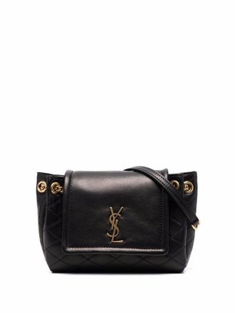 Saint Laurent Nolita kleine crossbodytas - Zwart