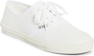 Prada Canvas Low Top Sneaker in White at Nordstrom, Size 10.5Us