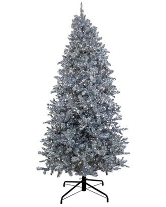 National Tree Company 9Ft Pre-Lit Christmas Matte Metallic Tree