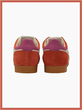 Gola Womens Gola Womens Elan Hot Coral/Off White/Fuchsia - Red - Size: 7