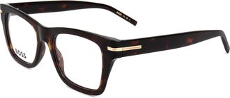 HUGO BOSS Mens 49 mm Brown Opticals