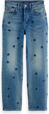 Scotch & Soda Dames, Jeans, Blauw, Maat: W30 L32 Katoen