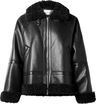 Stand Studio Rind Faux Shearling Coat Size 38