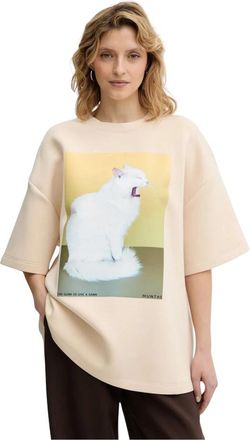 Munthe Raploi T-shirt - Dames - T-shirts - Beige - S - Tops