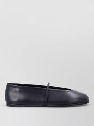 Miu Miu contemporary leather ballet flat rounded toe