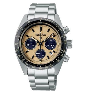 Seiko Prospex Eco-Drive Chronograph Beige Dial Mens Watch SSC817P1