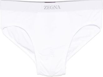 Ermenegildo Zegna Slip con banda logata - 105|white