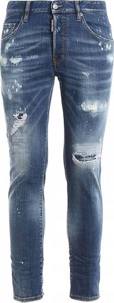 Dsquared2 Mens Iconic Denim Trousers In Indigo