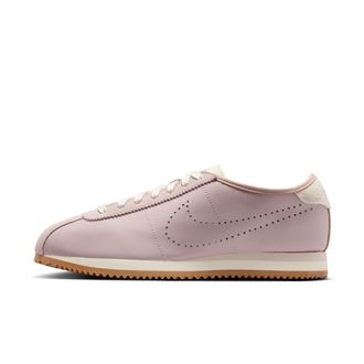 Nike Womens Cortez Leather Shoes in Pink | HQ1841-602