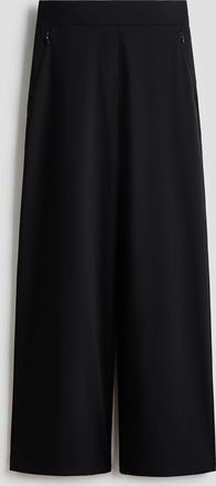 H&M Weite Hose mit Four-way-Stretch - Schwarz