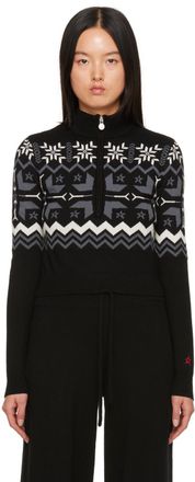 Perfect Moment Black Nordic Sweater
