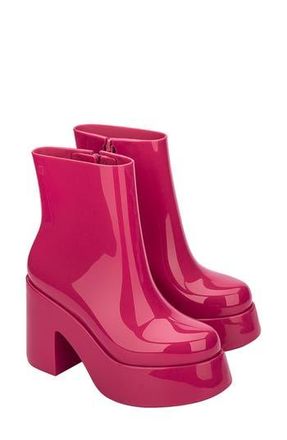 Melissa Nubia II Platform Bootie in Pink at Nordstrom Rack, Size 5