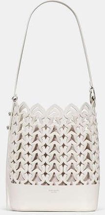 Kate Spade New York Halo Woven Leather Bucket