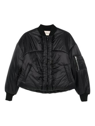 Mordecai zip-front puffer jacket - Black