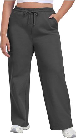 Generic Joggers for Women Plus Size Drawstring Sweatpants Gym Running Sports Lounge Pants Comfy Casual Open Hem Tracksuit Bottoms Ladies Elasticated Waist Tro