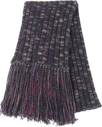 Chanel Pre-owned Vintage Stola - Dames - Vintage Accessoires - Veelkleurig - ONE Size - Wol - Vintage