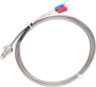 OEM Sonda De Temperatura Termopar Tipo K M6, Cable De 1 Metro, Rango De 0-400 &deg;, Para Mediciones Precisas