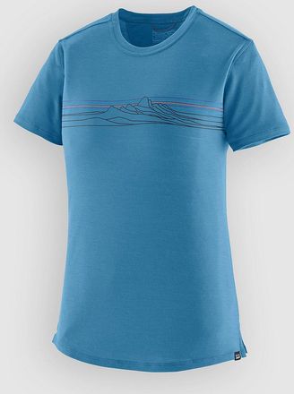 Patagonia Cap Cool Merino Blend Graphic Lycra blau