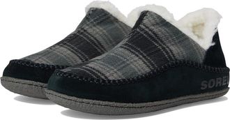 Sorel Manawan Ii Mens Slippers Black/Grill : 10 D - Medium, Suede/Textile