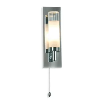 Netlighting Bathroom Wall Light Chrome IP44 in Grey