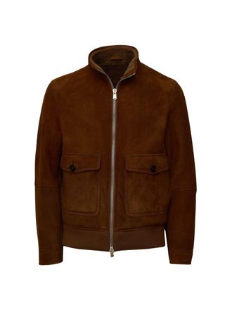 Dondup Stand-Collar Shearling Jacket