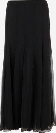 Chloé Long Silk Skirt