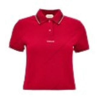 Versace Dames, Tops, Rood, Maat: M Katoen